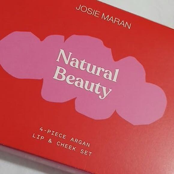 Josie Maran Natural Beauty 4-piece Argan Oil Lip & Cheek Set - Picture 1 of 11